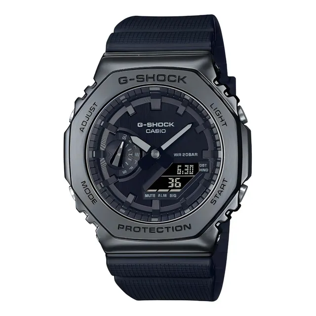 Reloj Casio G-shock Gm-2100bb Color de la correa Negro
