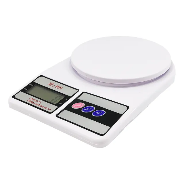 Balanza Digital Peso De Cocina Portatil 10kg Incluye Bateria