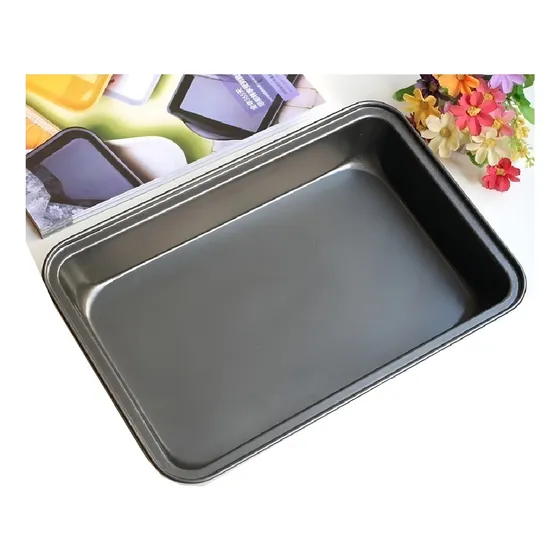 Charola Molde Para Hornear Antiadherente Pan Pastel Galletas Color Gris Oscuro