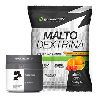 Creatina 300g Max Titanium + Malto Dextrin Bodyaction Creatina 300g Max Titanium + Malto Dextrin Bodyaction