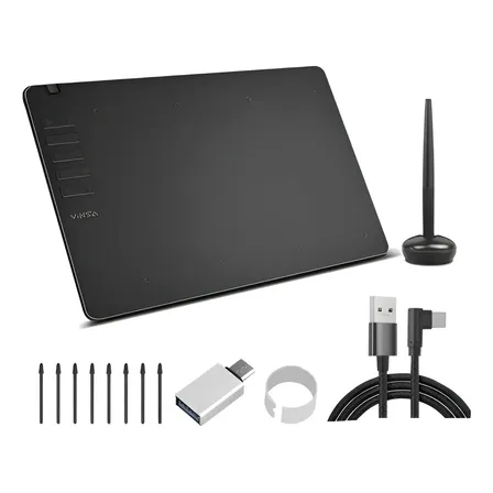 Tableta Digitalizadora  Tableta De Dibujo Gráfico Negro
