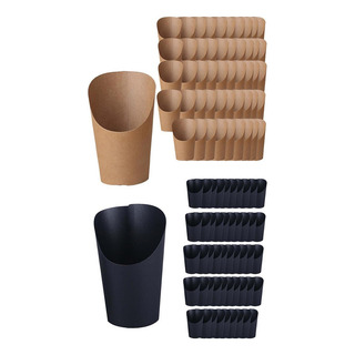 100x Soporte Para Freír Soporte Para Vasos De Papel Kraft 100x Soporte Para Freír Soporte Para Vasos De Papel Kraft