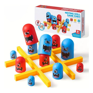 Six Tic Tac Tres In Stripe Cat Type Matrioska Game Six Tic Tac Tres In Stripe Cat Type Matrioska Game