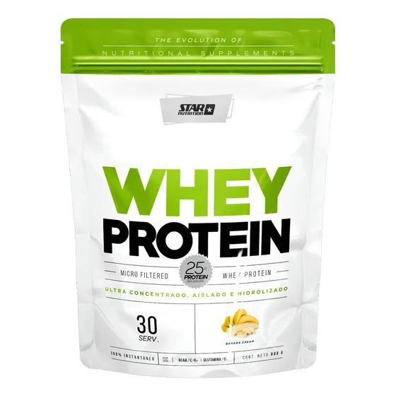 Proteina De Suero Whey Protein Star Nutrition Doypack X 2 Lb