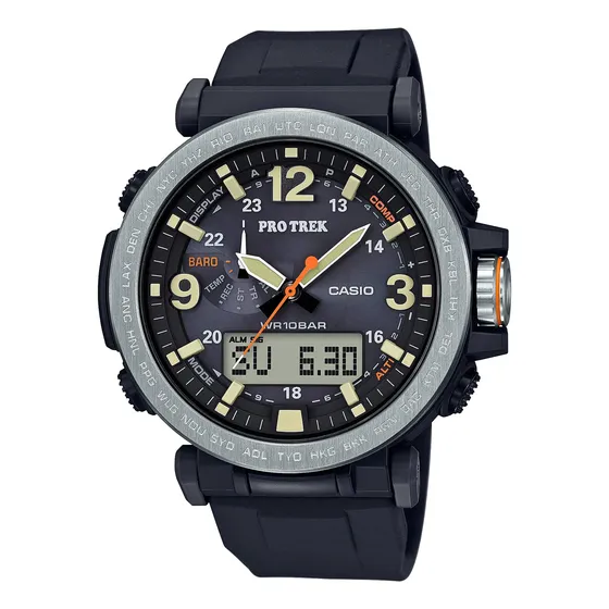 Reloj Casio Prg600 Pro Trek Negro Resistente Al Agua Hasta 1