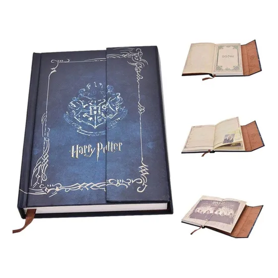 Diario Harry Potter Cuaderno Libro Reliquia Block Agenda Ete