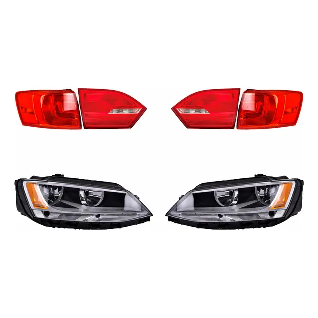 Kit Faros P/2 Focos Y Calaveras Depo Jetta 2011 - 2014