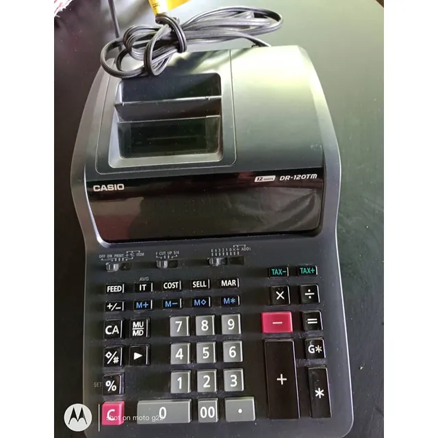 Calculadora Casio Dr-120tm Usada