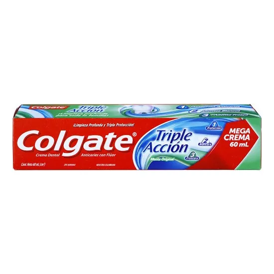 Crema Dental Colgate Triple Accion 60 Ml