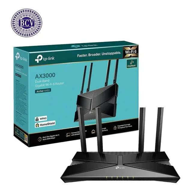 Router Tp-link Ax3000 Archer Ax53 Doble Banda 4 Antenas