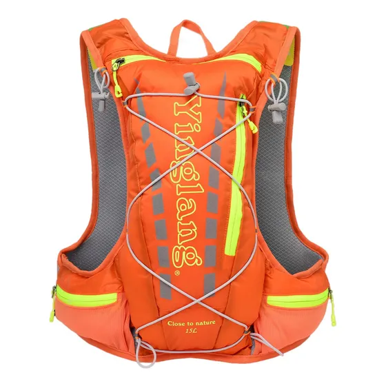 Mochila Chaleco C/ Bolsa Hidratacion Trekking Running Trail 