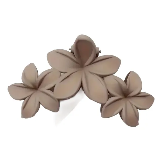 Gancho Caimán Pinza Grande Para Cabello Pelo Flor Hawaiana