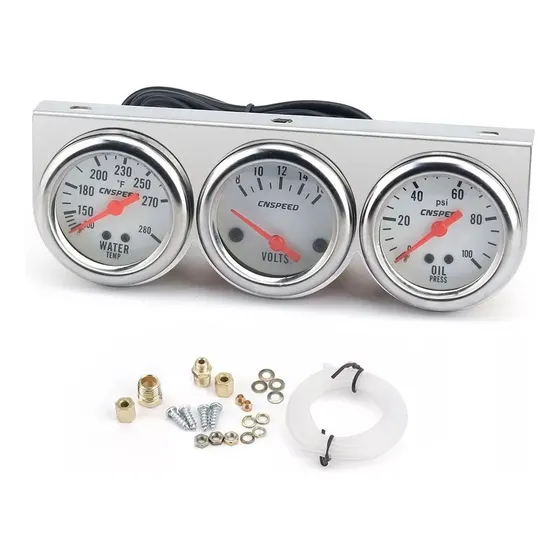 Medidor De Temperatura De Agua Cromado Universal De Triple C