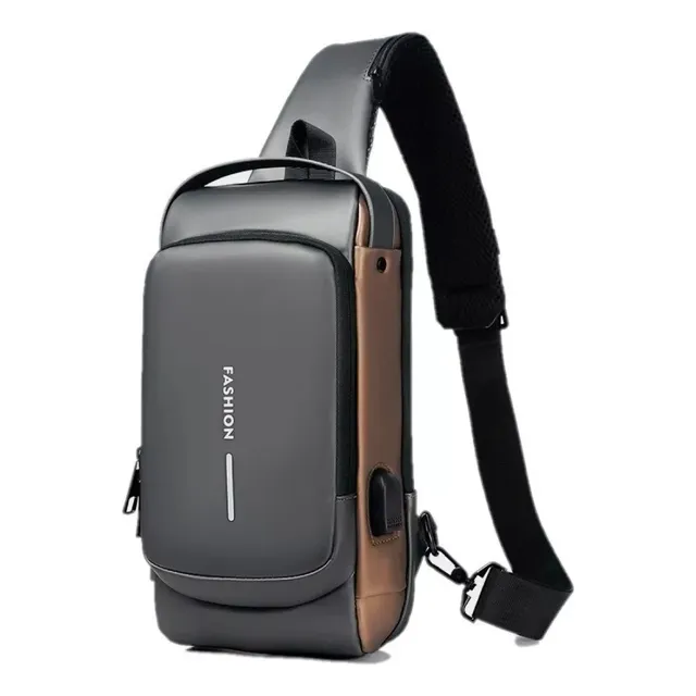 Mochila Fashion Antirrobo Gris oscuro 2 L