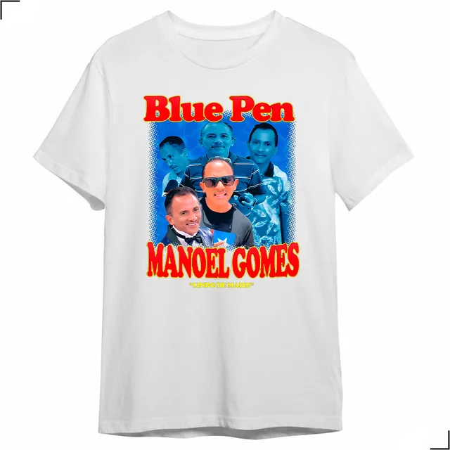 Camisa Básica Meme Manoel Gomes Caneta Azul Internet Cantor
