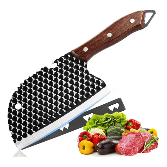 Cuchillos Chef Profesionales Multifunción Cuchillo De Cocina Negro
