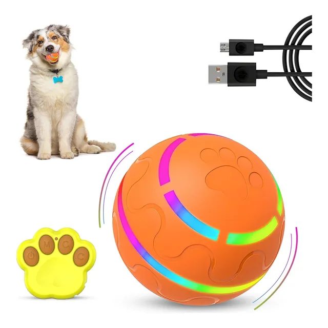 Pelota Interactiva Para Perros Con Control Remoto Y Luz Led