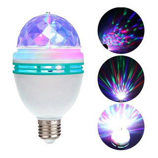 Foco Fiesta Led Giratorio Luz Colores Rgb Foco Fiesta Led Giratorio Luz Colores Rgb