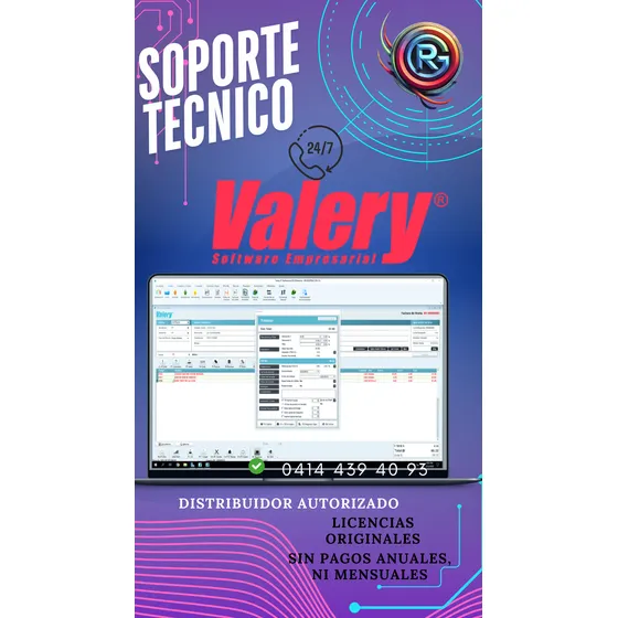 Soporte Tecnico Sistema Administrativo Valery A Nivel Nacion