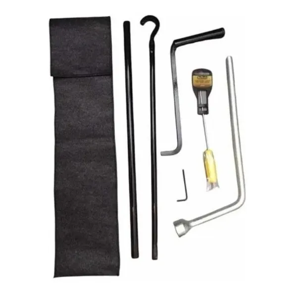 Conjunto Chaves Para Descer Estepe Hilux E Sw4 2008 Até 2022