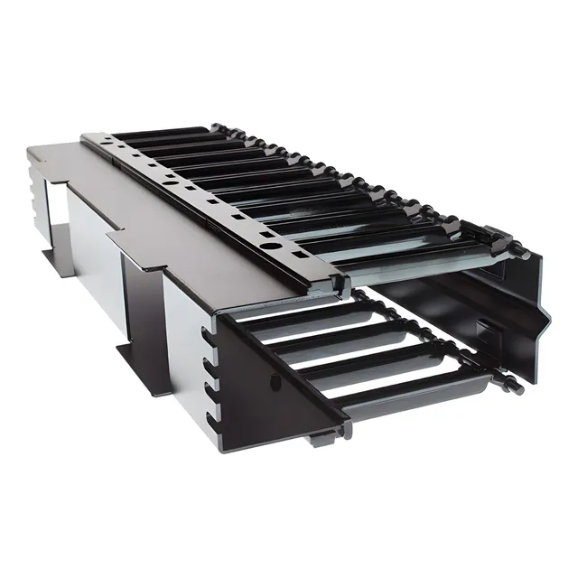 Belden Organizador De Cables Horizontal 19 , 2u, Negro