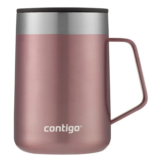 Contigo Taza Termica Streeterville Mug Acero Inox 14oz Rosa