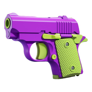 Mini Pistola Juguete Fidget Toy Antiestrés 3d 1911 Zanahoria Mini Pistola Juguete Fidget Toy Antiestrés 3d 1911 Zanahoria
