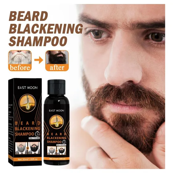 Shampoo Natural Para Escurecimento Da Barba Y Guys, Escurece