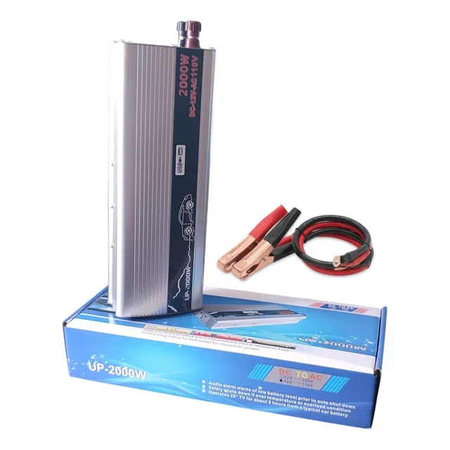 Inversor Conversor Corriente 2000w 12v - 110v Puerto Usb