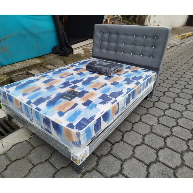 Oferta Base Cama+ Espaldar+ Colchón Chaide+ Almohada+ Envío