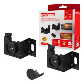 Suporte Tv Fixo 32 42 43 50 55 65 Polegadas Universal Preto Suporte Tv Fixo 32 42 43 50 55 65 Polegadas Universal Preto