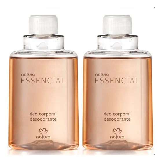 Kit 2 Refil Desodorante Natura Essencial Feminino 100ml Cada