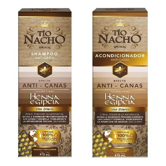 Anti Canas Tío Nacho  Champú + Acondicionador 415ml Original