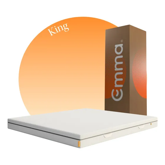 Colchão Emma Duo - Espuma Dupla Face - King (193x203cm) Cor Branco