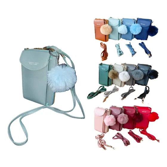 Bolso Bandolero Monedero Porta Celular 