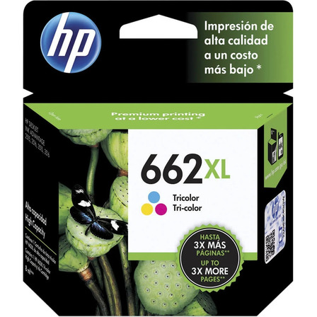 Cartucho 662xl Color Hp Advantage 2515 2516 3515 3516 4646 8 Ml Cartucho 662xl Color Hp Advantage 2515 2516 3515 3516 4646 8 Ml