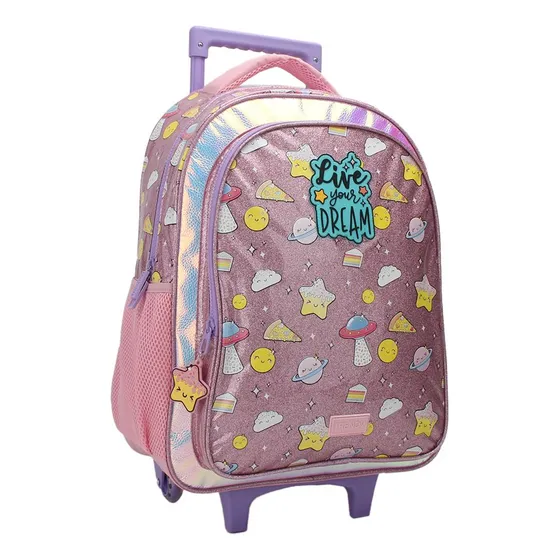 Mochila Carrito Carro Escolar Reforzada Nena Grande Princess