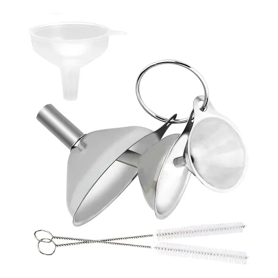Funnyfly Juego Embudo Cocina 3 Metal Acero Inoxidable 1