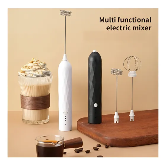 Batidor Espumador Cafe Leche Huevos Espuma Cocina Usb