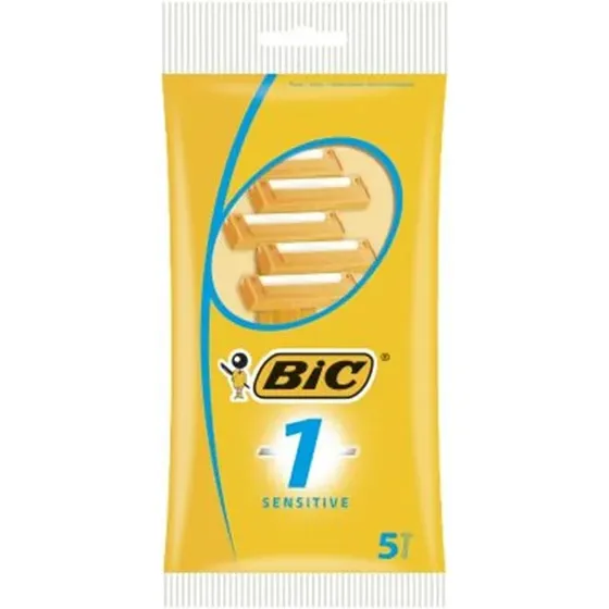Pack Afeitadoras Desechables Bic Sensitive 1 Hojilla 5 Und
