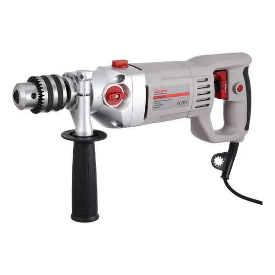 Taladro Percutor Crown Japan 1050w Muy Potente 16mm + Mechas