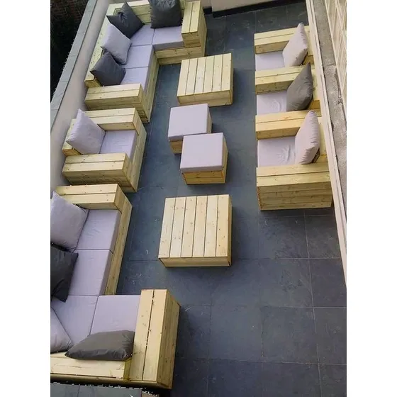 Mueble Para Jardín De Paletas En Madera 