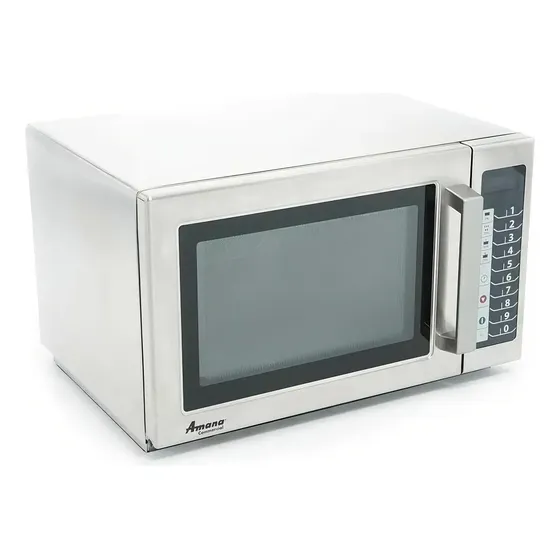 Microondas Amana RCS10TS 34L 1kW 5 Niveles Cocción Gris Industrial
