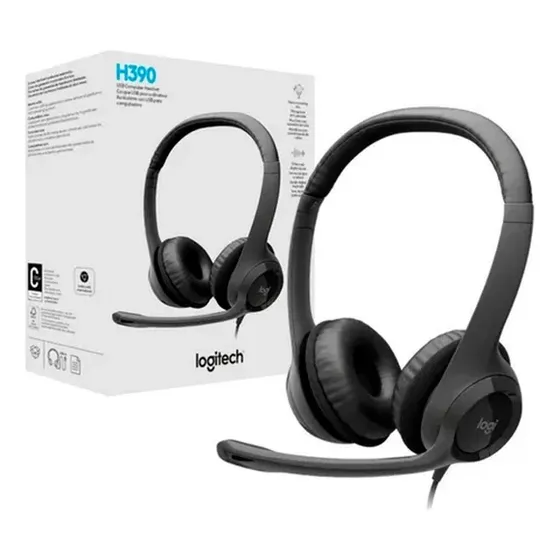 Audifonos Logitech H390 Microfono Cancelacion Ruido Usb