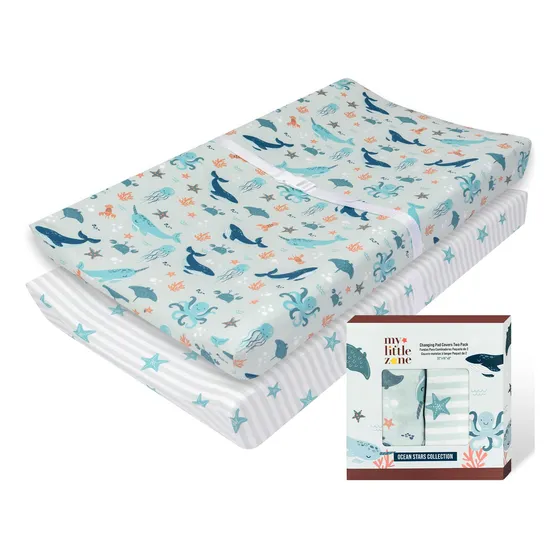 My Little Zone Funda Para Cambiador 100% Algodon Para Bebes,