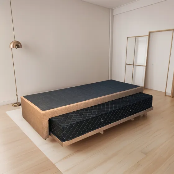 Cama  C/ Carrito Una Plaza Y Media 100x190 - Sin Colchon-