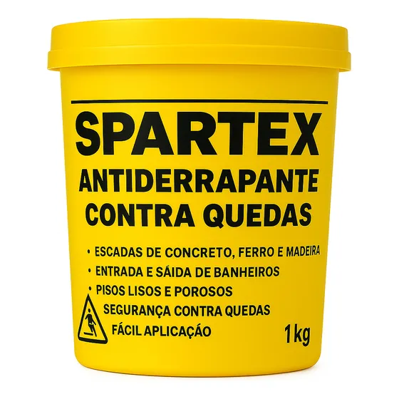 Tinta Antiderrapante Contra Quedas Area Molhada Spartex 1kg Cor Incolor