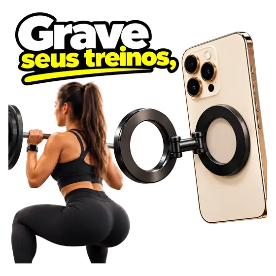 Suporte Celular Magnético Ima Academia Fitness Magsafe Pro