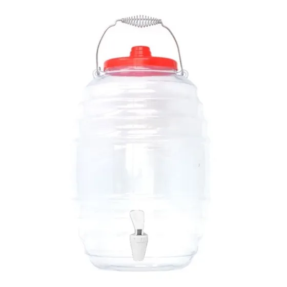 Barril Vitrolero De Plástico Con Llave Y Asa 20 Lt