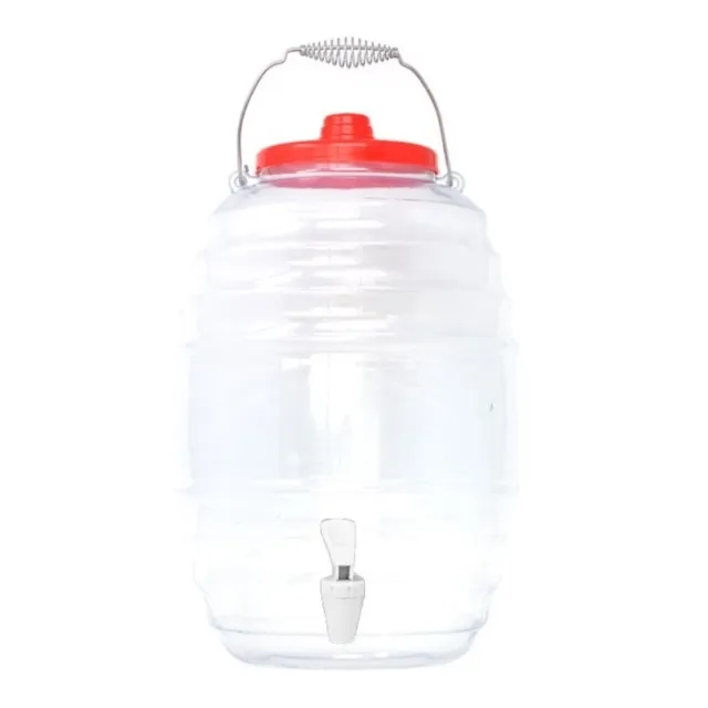Barril Vitrolero De Plástico Con Llave Y Asa 20 Lt